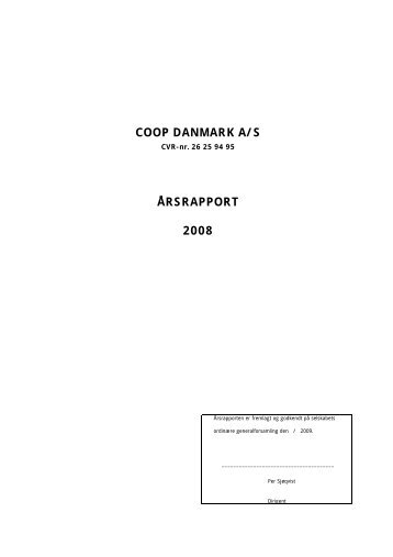 coop årsrapport